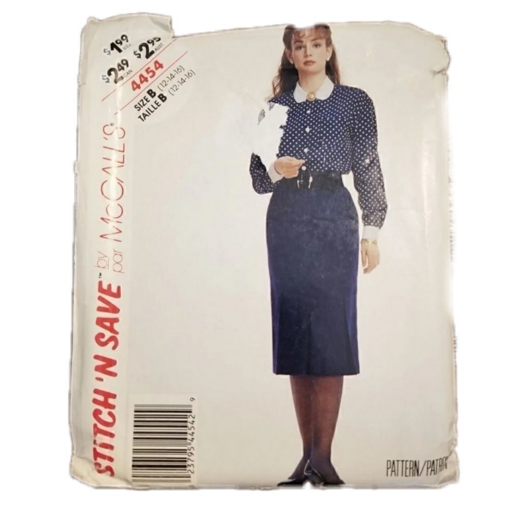 80s librarian outfit sewing pattern 5 for $25